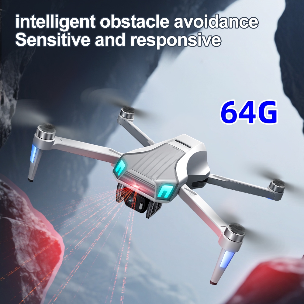 Drone Gimbal 2 Axis - Drone GPS NCZOBOE U55 com Controle