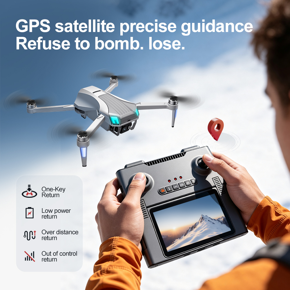 Drone U55Max 5G com GPS e Flux - Drone Gimbal Mount avaliação e preço