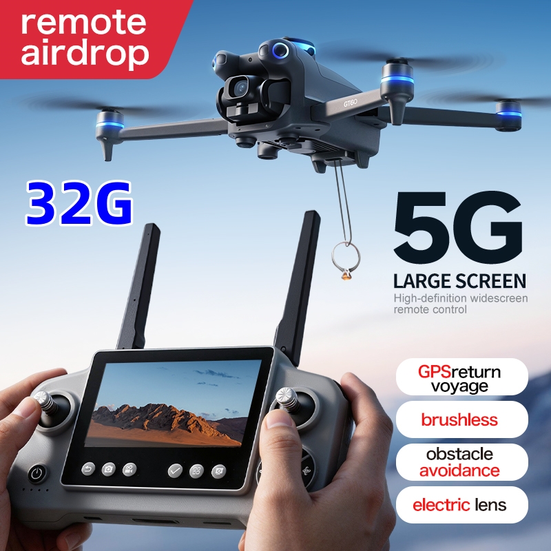 Drone GT60PRO 2026 NOVO em Pro - Drone Gimbal 2 Axis avaliação e preço