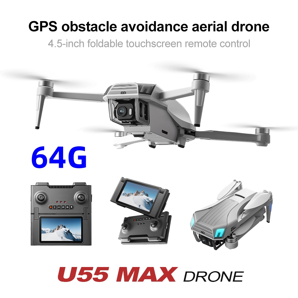 Drone GPS NCZOBOE U55 com Cont - Drone Gimbal 2 Axis avaliação e preço