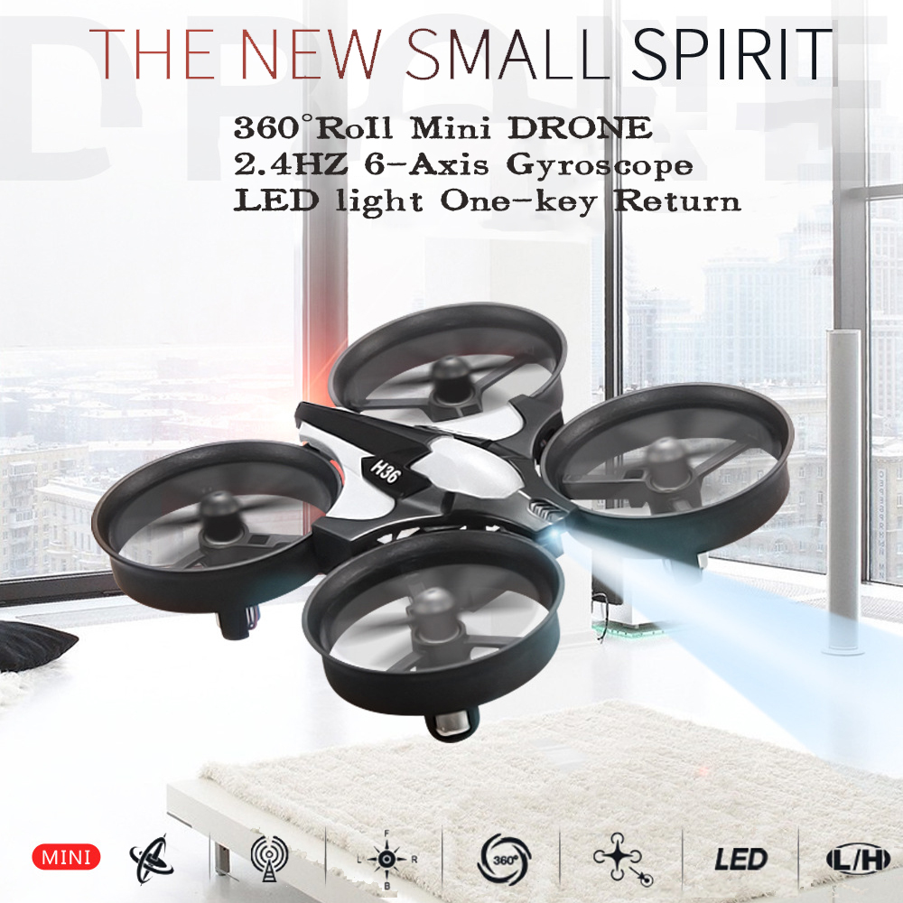 Drone Mini JJRC H36 2.4G com M - Drone Gimbal 2 Axis avaliação e preço
