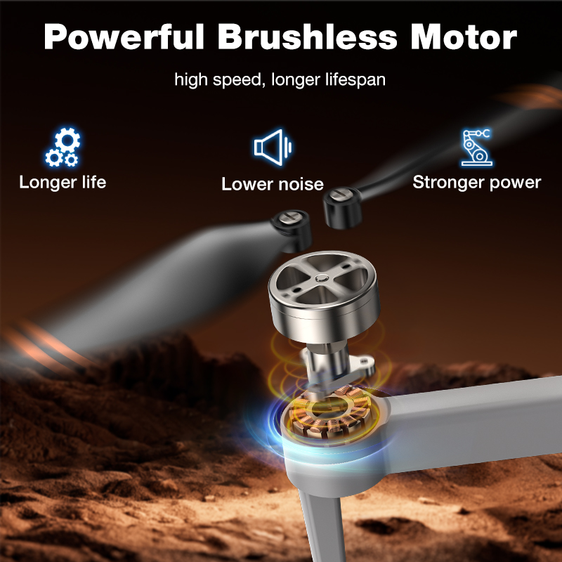 NOVO Drone L017 Pro Brushless  - Drone Gimbal Mount avaliação e preço